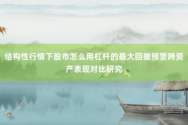 结构性行情下股市怎么用杠杆的最大回撤预警跨资产表现对比研究